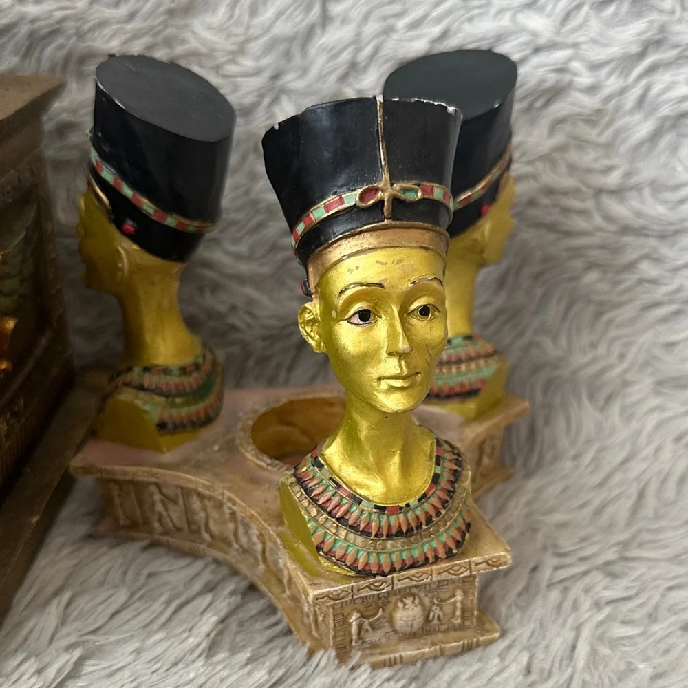 Egyptian Themed 3 Piece Decorative Set